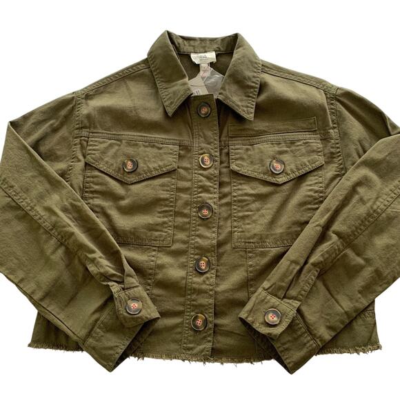 Via Penny Lane Reworked Apparel | Notorious B.I.G. Biggie Graphic Green Jacket - Picture 7 of 9